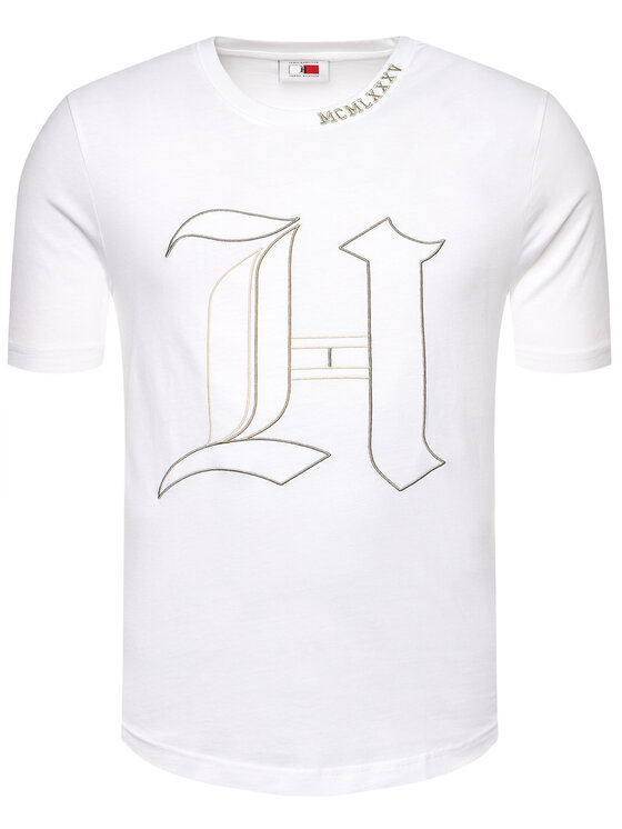 Tommy Hilfiger Tommy Hilfiger Tričko LEWIS HAMILTON MW0MW13721 Biela Loose Fit