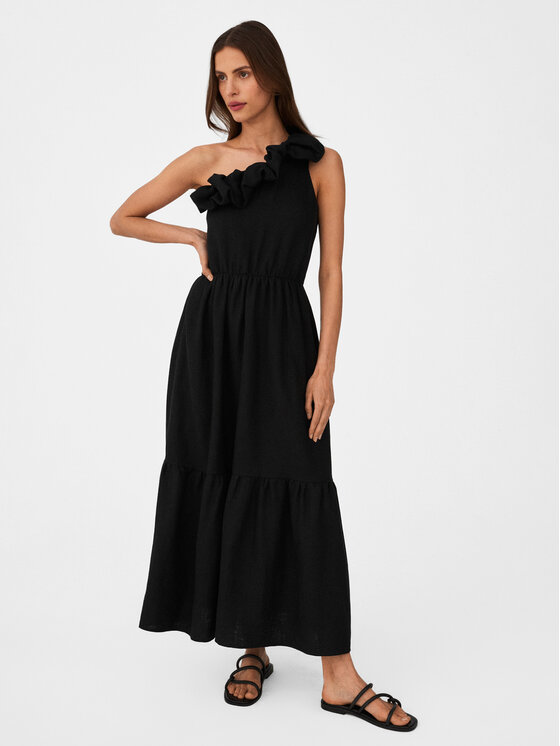 Undress Code Undress Code Φόρεμα καλοκαιρινό Roma 556 Μαύρο Regular Fit