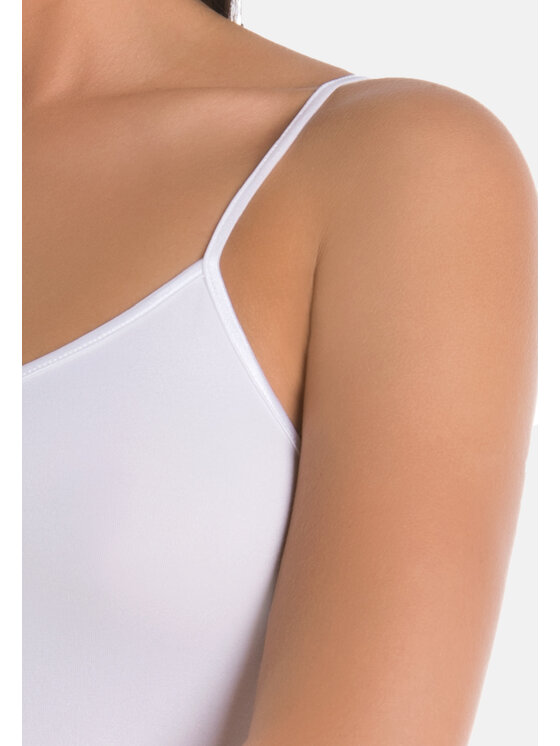Teyli Teyli Body damskie Classico Biały