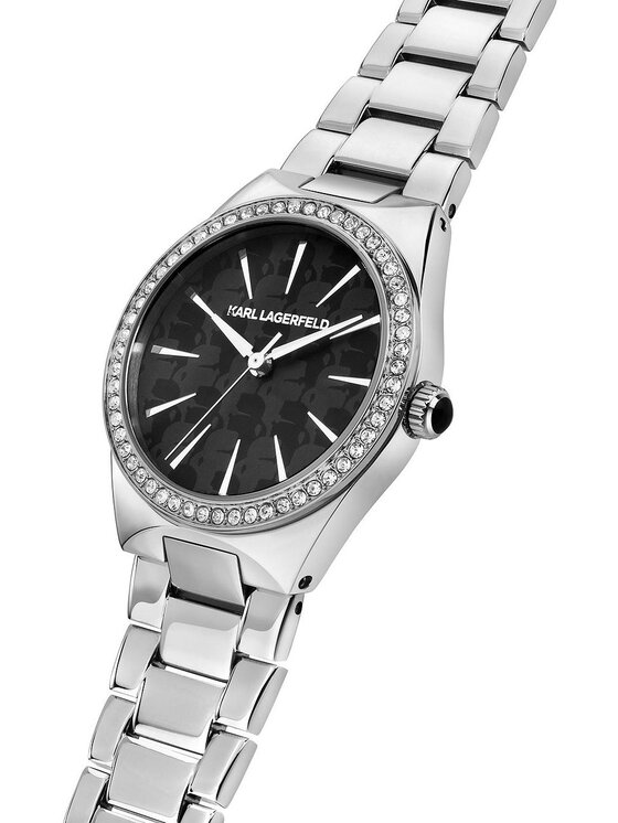 KARL LAGERFELD KARL LAGERFELD Hodinky R0553105511 Strieborná