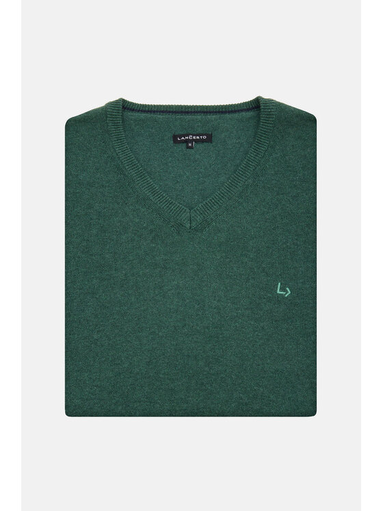 Lancerto Lancerto Sweter Anthony SW073223000050 Zielony Regular Fit