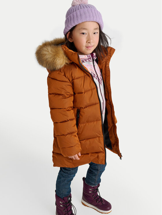 Reima Reima Zimska jakna Lunta 5100108B Smeđa Regular Fit