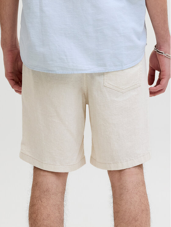 Jack & Jones Jack & Jones Szorty materiałowe Jaiden 12293768 Beżowy Relaxed Fit