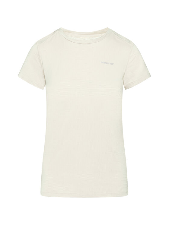 Viking Viking T-Shirt Tover Żółty Regular Fit