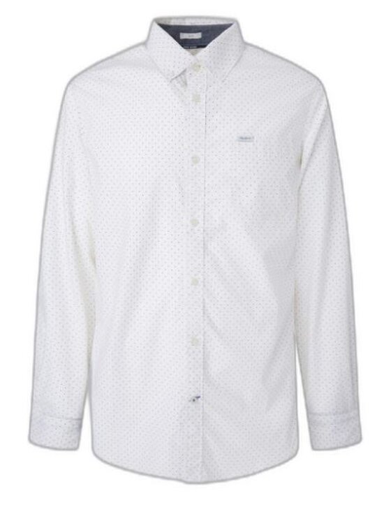 Pepe Jeans Pepe Jeans Košile PM307452 800 Bílá Slim Fit