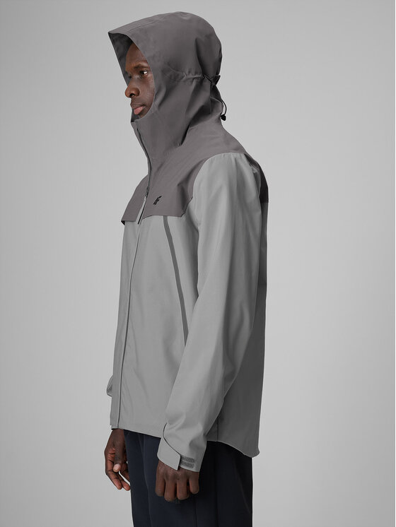 4F 4F Kurtka przejściowa CITY JACKETS Szary jasny Regular Fit