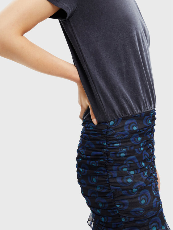 Desigual Desigual Hétköznapi ruha Bilba 22WWVK53 Sötétkék Regular Fit
