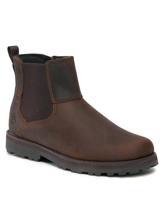 Timberland Timberland Gležnjarji Courma Kid Chelsea TB0A28PY9311 Rjava