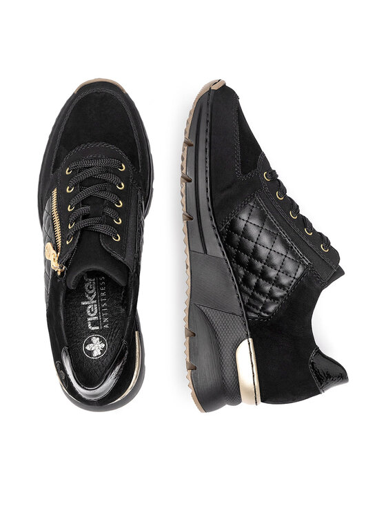 Rieker Rieker Sneakersy N6314-00 Černá