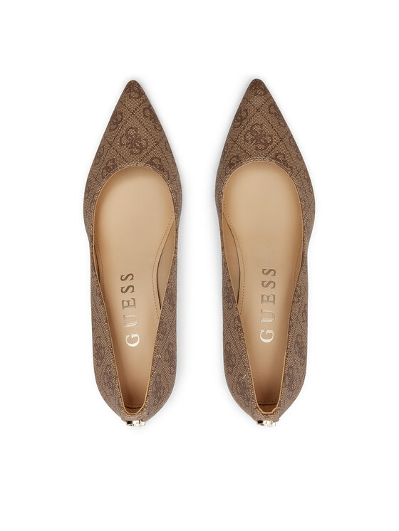 Guess Guess Pantofi cu toc subțire Dabbey 2 FLTDB2 FAL08 Bej