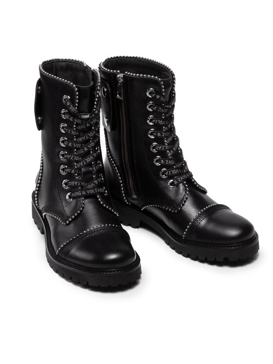 Zadig & Voltaire Zadig & Voltaire Trzewiki Joe WKAA1730F Czarny