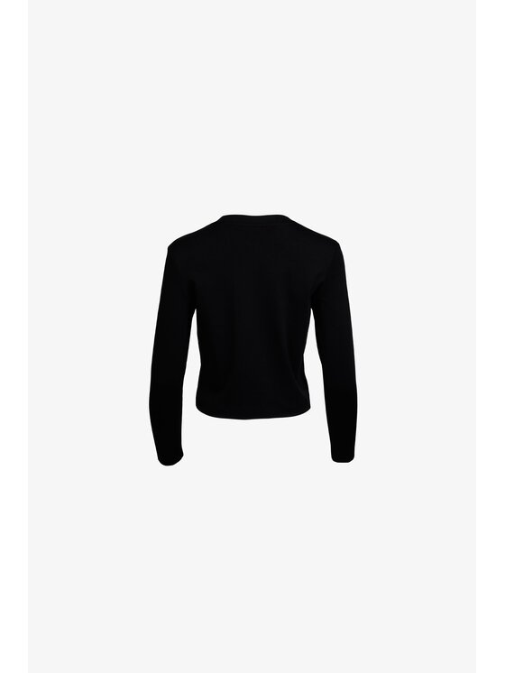 LE POSSÉ LE POSSÉ Μπλουζάκι TDZDR Μαύρο Slim Fit