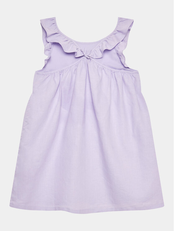United Colors Of Benetton United Colors Of Benetton Sukienka codzienna 4BE7GV00Q Fioletowy Regular Fit
