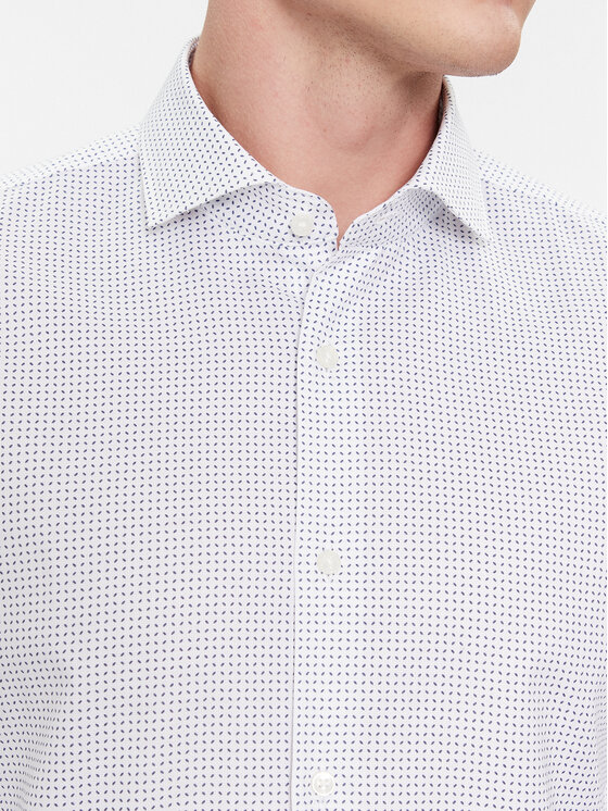 BOSS Boss Cămașă H-HANK-spread 50508759 Alb Slim Fit