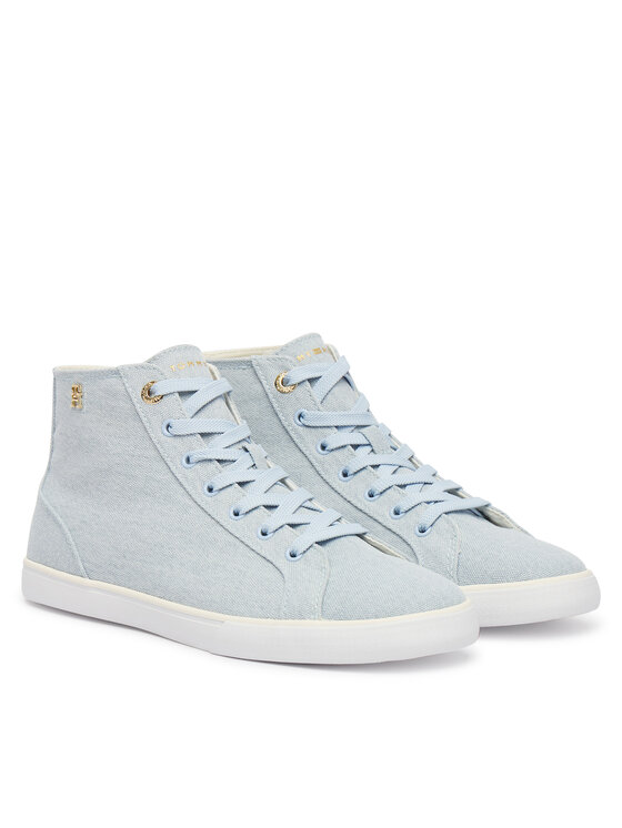 Tommy Hilfiger Tommy Hilfiger Sneakers Th Chic Low Profile Mid Cut FW0FW09356 Albastru celest