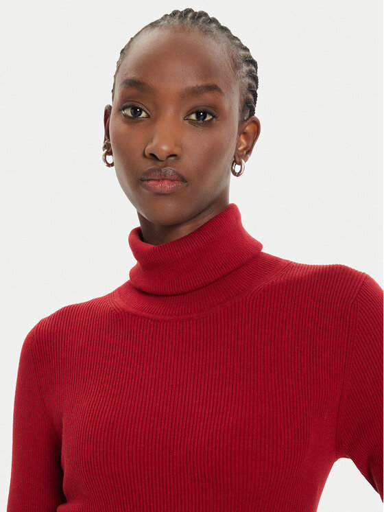 Calvin Klein Jeans Calvin Klein Jeans Rollkragenpullover J20J224225 Rot Regular Fit