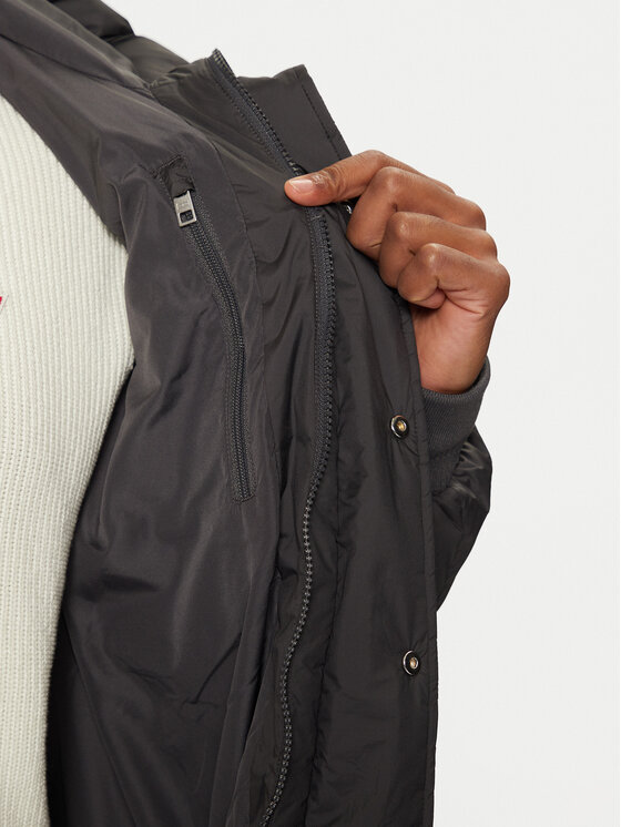 Tommy Jeans Tommy Jeans Пухено яке DM0DM21145 Сив Regular Fit