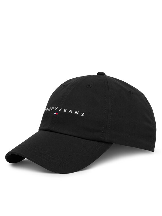 Tommy Hilfiger Šiltovka Linear AM0AM14198 Čierna