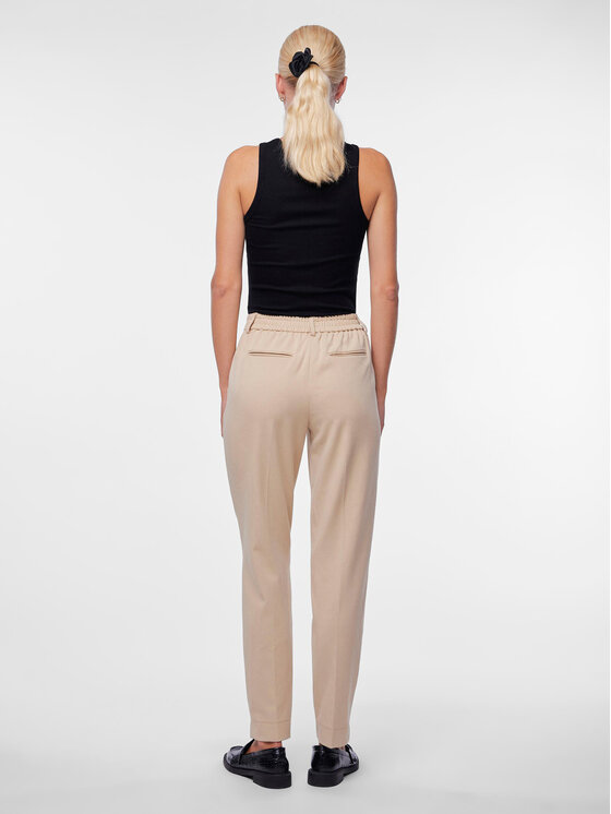 YAS YAS Čino bikses Scoop 26032835 Bēšs Regular Fit
