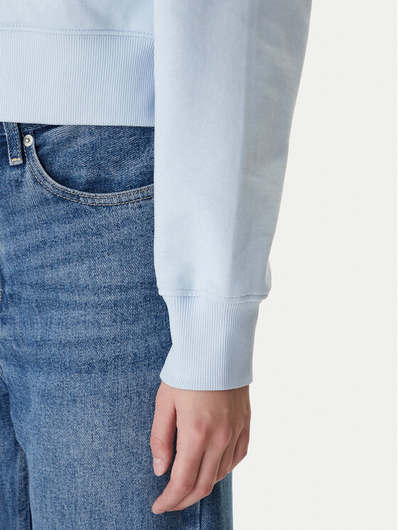 Guess Jeans Guess Jeans Majica dugih rukava W6RQ00 K68I4 Svijetloplava Relaxed Fit