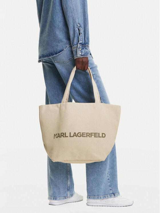 KARL LAGERFELD KARL LAGERFELD Kabelka A2W50024 Béžová