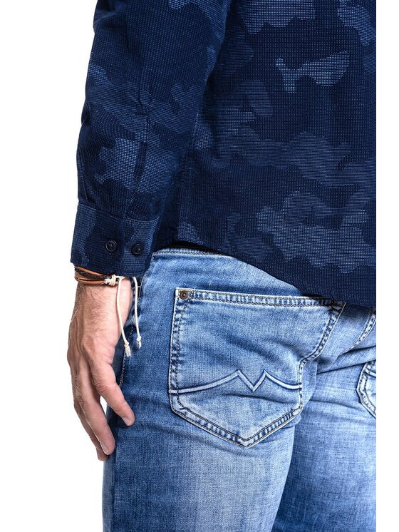 Lee Lee Camicia WORKER SHIRT Blu Regular Fit