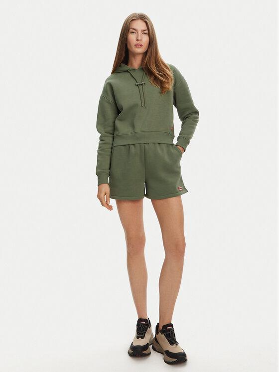 Hunter Hunter Pantaloni scurți sport Lunan HARW0058251 Kaki Regular Fit