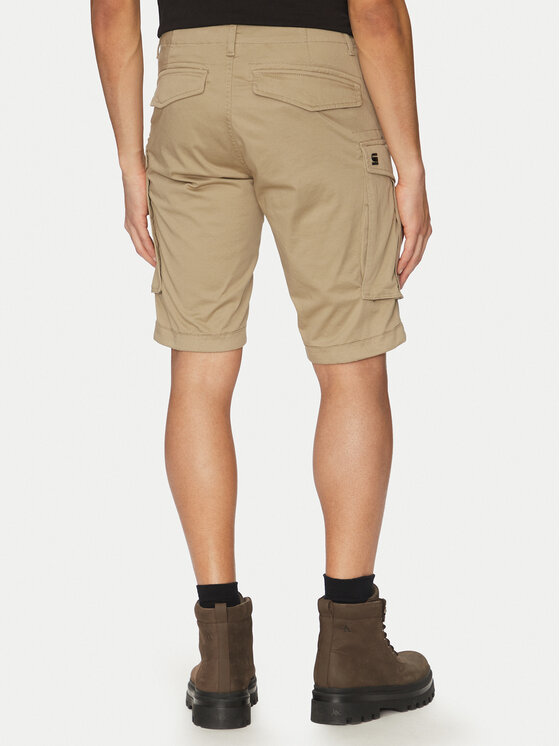 G-Star Raw G-Star Raw Szorty materiałowe Rovic Zip D26214-5126 6059 Khaki Relaxed Fit