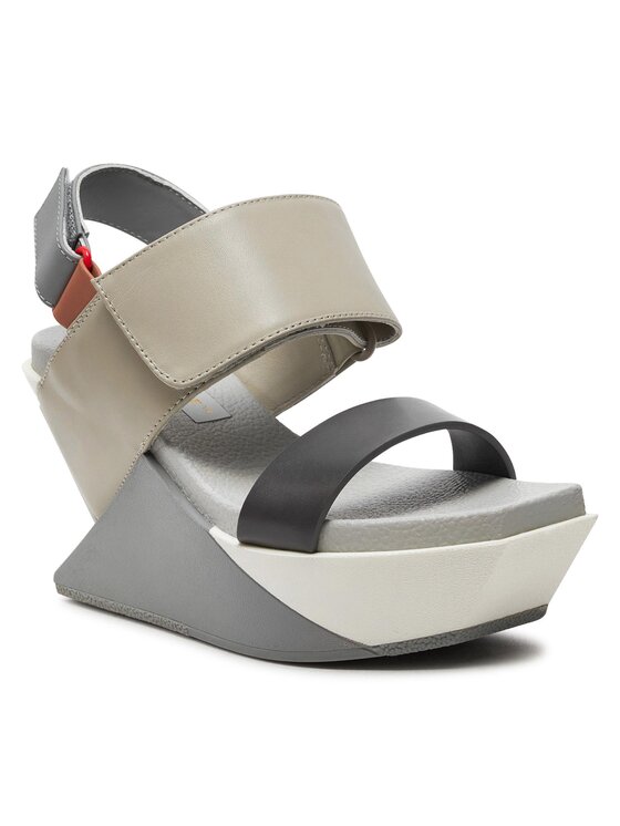United Nude United Nude Sandały Delta Wedge Sandal 1041381616 Beżowy