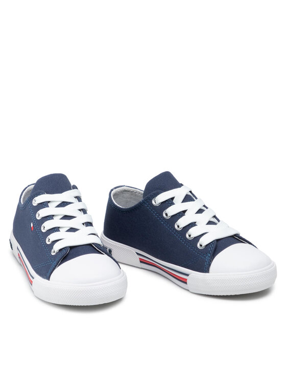 Tommy Hilfiger Tommy Hilfiger Trampki Low Cut Lace-Up Sneaker T3X4-30692-0890 M Granatowy
