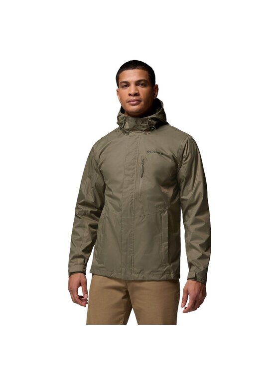 Columbia Columbia Kurtka przeciwdeszczowa Pouring Adventure III Jacket 2117171397 Zielony Regular Fit