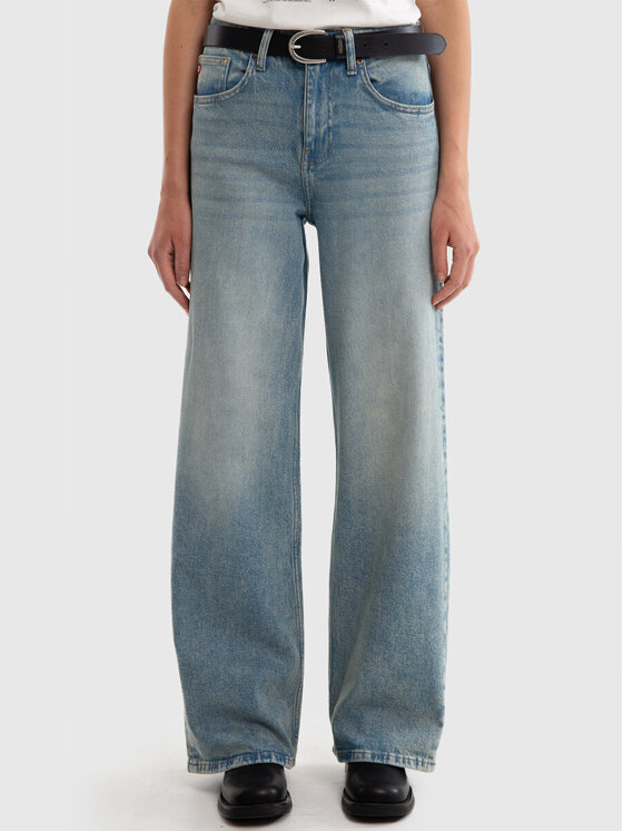 BIG STAR BIG STAR Jeansy ATREA_130_190 Niebieski Wide Leg
