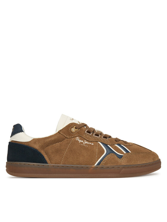Pepe Jeans Pepe Jeans Sneakersy Ball Mix M PMS000009 Brązowy