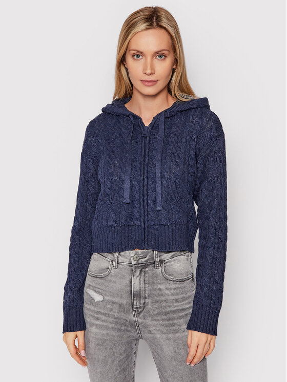 American Eagle American Eagle Džemperis 034-0341-9577 Tamsiai mėlyna Slim Fit