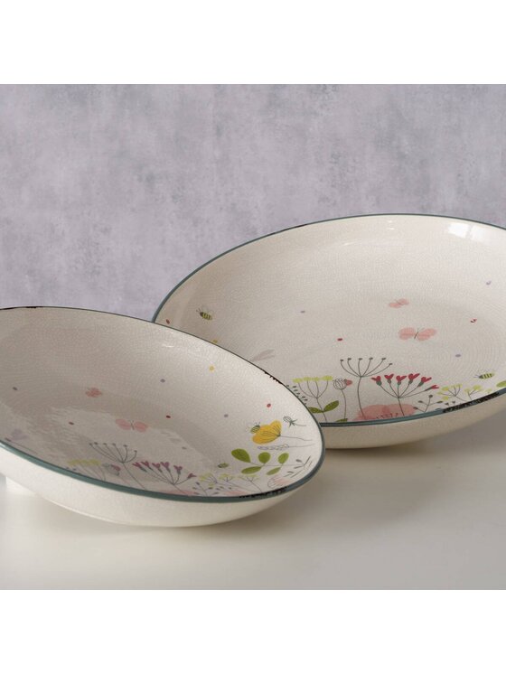 MIAhome MIAhome Komplet talerzy ceramicznych 2 szt. SOGEN Biały