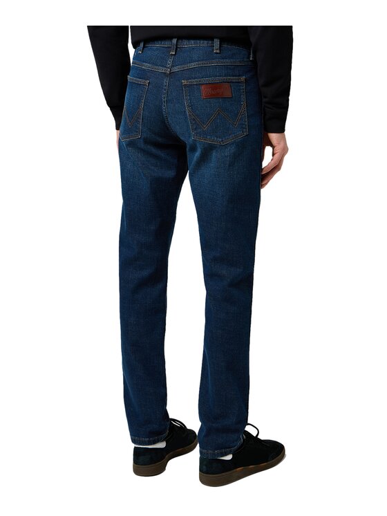 Wrangler Wrangler Jeansy 112371372 Granatowy Slim Fit