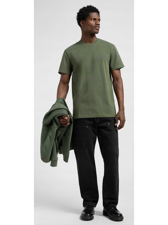 Lee Lee T-Shirt WW Graphic Tee Zielony Regular Fit