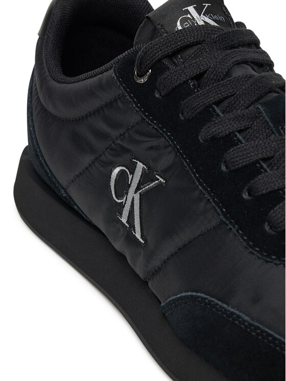Calvin Klein Calvin Klein Sneakersy Retro Runner Ess Mix Mat YM0YM01361 Černá
