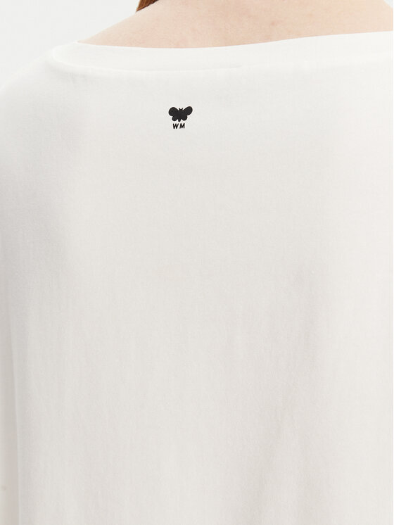 WEEKEND MAX MARA 半袖Tシャツ PAMPAS 005 2515941082 Weekend Max Mara T-Shirt Pampas 2515941082 Beżowy Relaxed