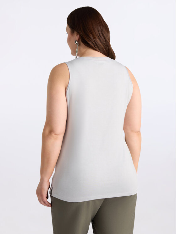 Fiorella Rubino Fiorella Rubino T-shirt G478L008279N013 Grigio Regular Fit