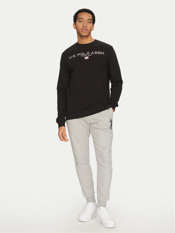 U.S. Polo Assn. U.S. Polo Assn. Μπλούζα MUP1645 Μαύρο Regular Fit