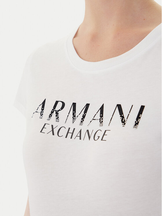 Armani Exchange Armani Exchange T-Shirt XW001351 AF17172 U0002 Bílá Slim Fit