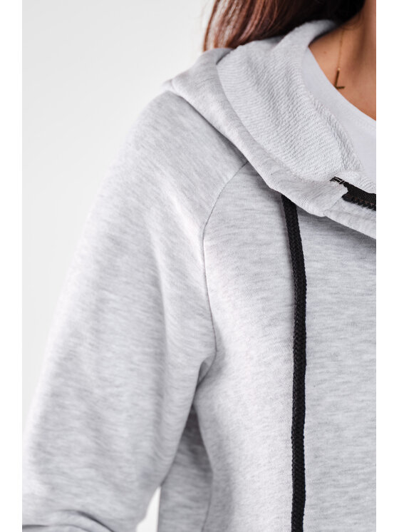 Infinite You Infinite You Mikina M278 Šedá Basic Fit