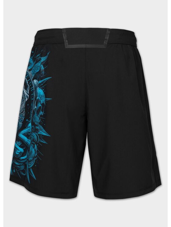 PITBULL PITBULL Szorty sportowe PITBULL WORLD Czarny Regular Fit