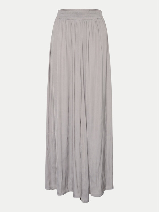 Kaffe Kaffe Панталони тип палацо Allie 10508761 Сив Relaxed Fit