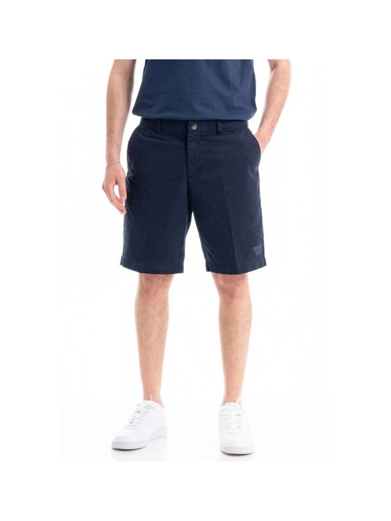 Emporio Armani Emporio Armani Szorty materiałowe 211824 3R471 06935 Granatowy Regular Fit