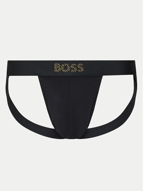 BOSS BOSS Souprava Jock Strap slipů 50524439 Černá