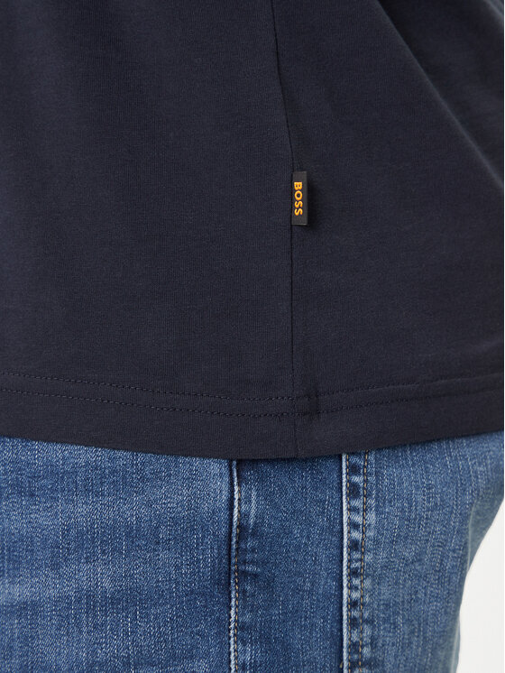 BOSS BOSS T-särk Te_Animali 50546362 Tumesinine Regular Fit