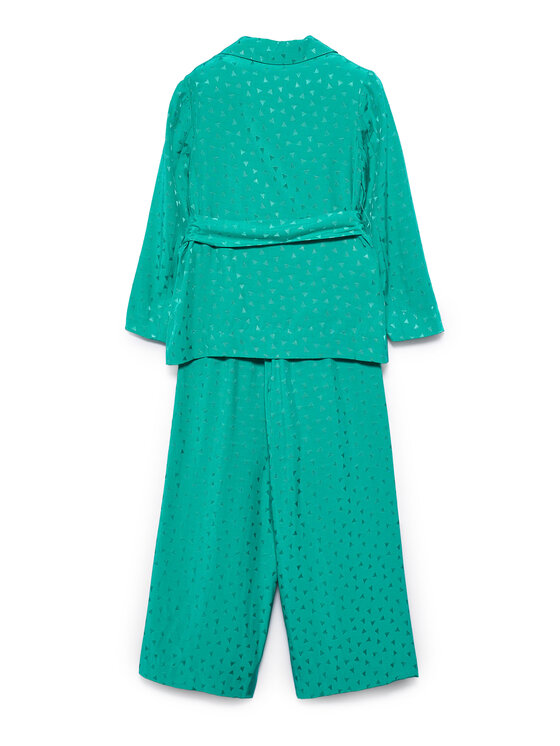 Abel & Lula Abel & Lula Obleka 5219 Zelena Regular Fit