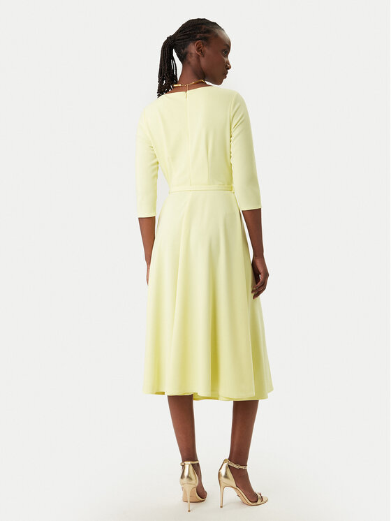 Rinascimento Rinascimento Coctailkleid CFC0127892003 Gelb Regular Fit